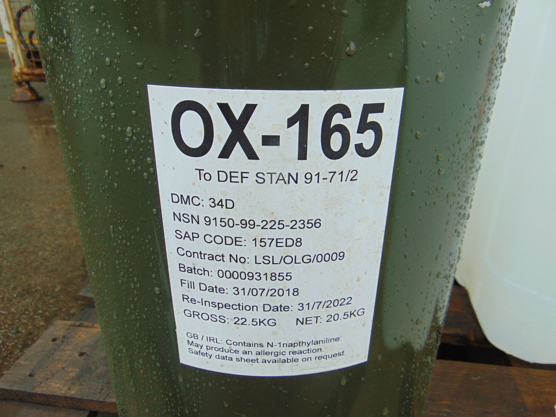 2x 25 Litre Drums of OX-165 High Performance Synthetic Gear Oil - Image 2 of 2