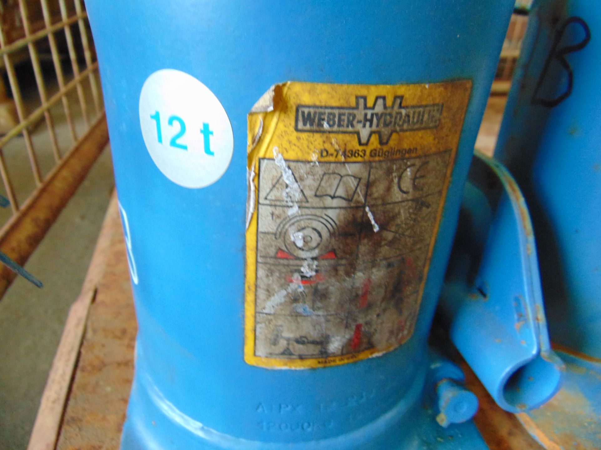 2 x 12 Ton Hydraulic Jacks as shown - Image 2 of 2