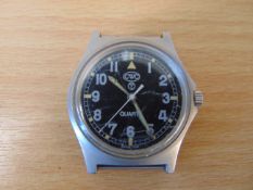 CWC 0555 Navy R Marines Issue Service Watch Nato Marks Date 1995, New Battery / Strap