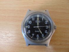 CWC W10 British Army Service Watch Nato Marks Date 1998, New Baltery / Strap