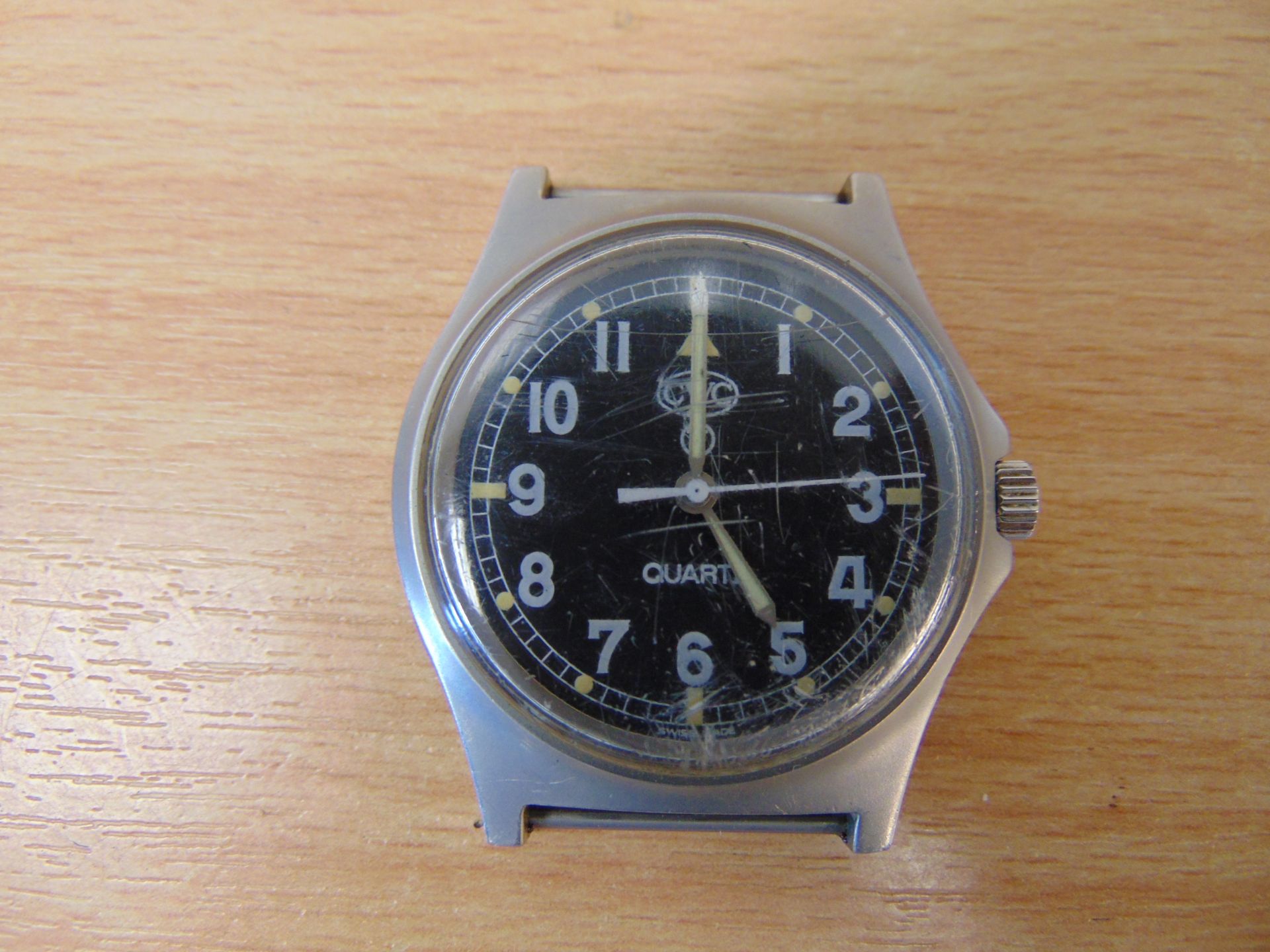 CWC W10 British Army Service Watch Nato Marks Date 1998, New Baltery / Strap