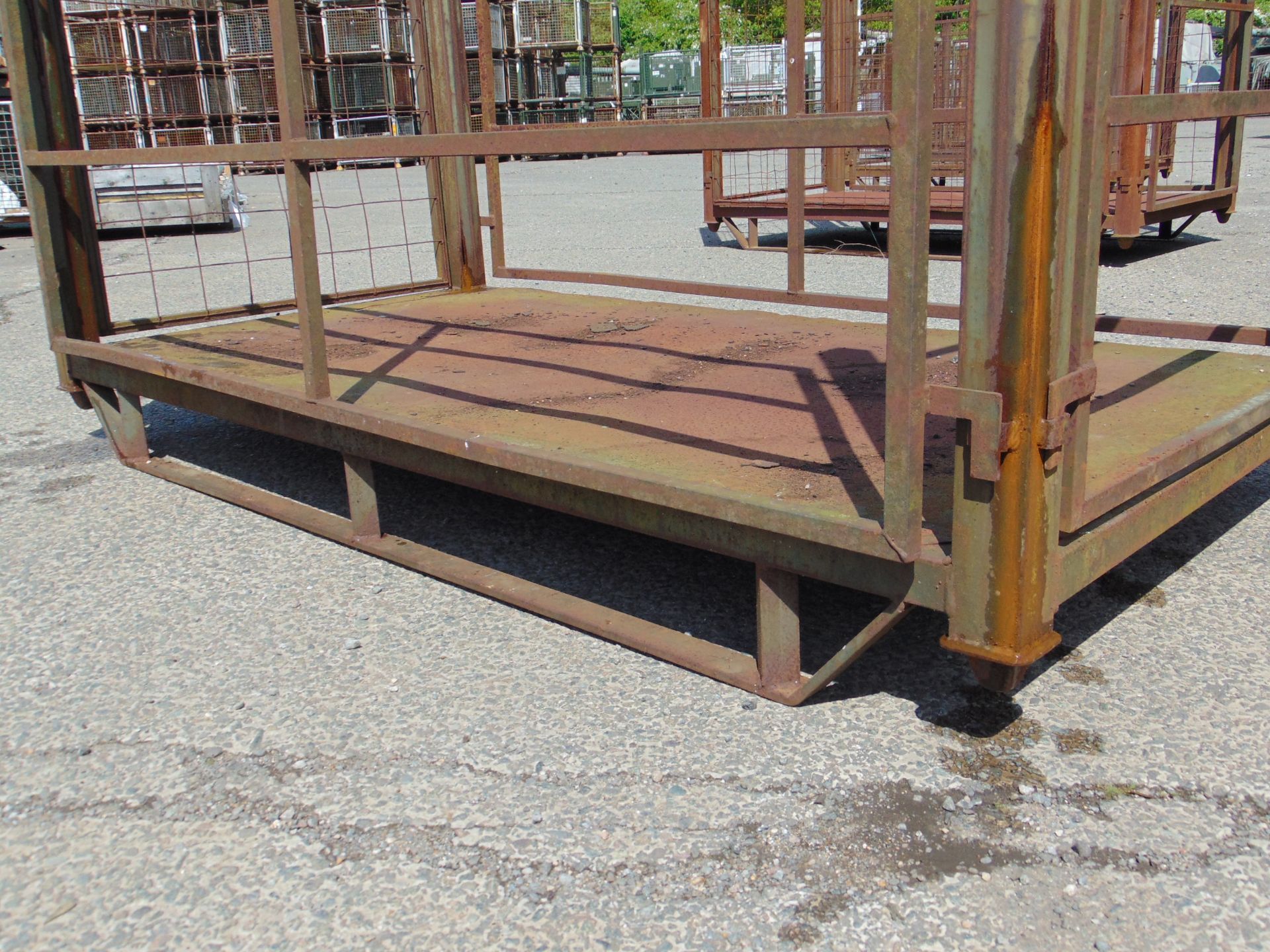 Heavy Duty Metal Stackable Stillage / Post Pallet - Image 5 of 5