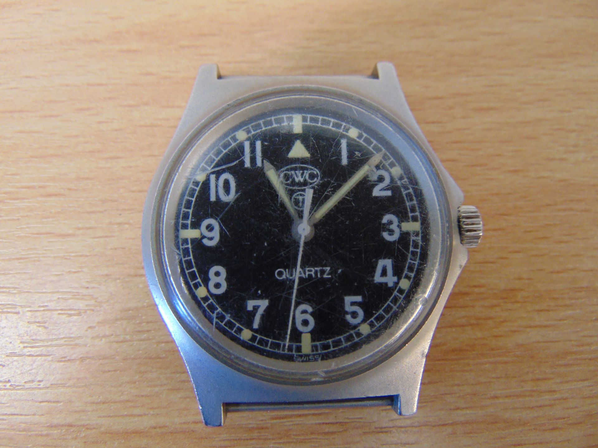 Rare CWC 0552 Marines / Navy Issue Service Watch Nato Marks, Date 1985, FAT BOY CASE