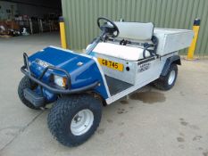 Club Car Carryall 252 Electric Golf Buggy C/W Battery Charger and Tipping Rear Body