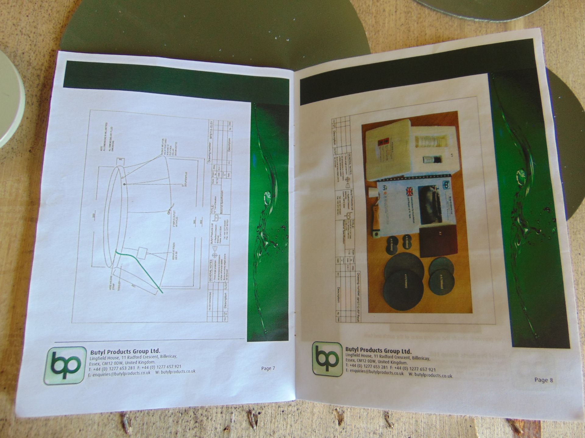 ** Unissued Brand New ** Butyl 12,000 Litre Flexible Bladder Tank Complete Kit - Image 12 of 14