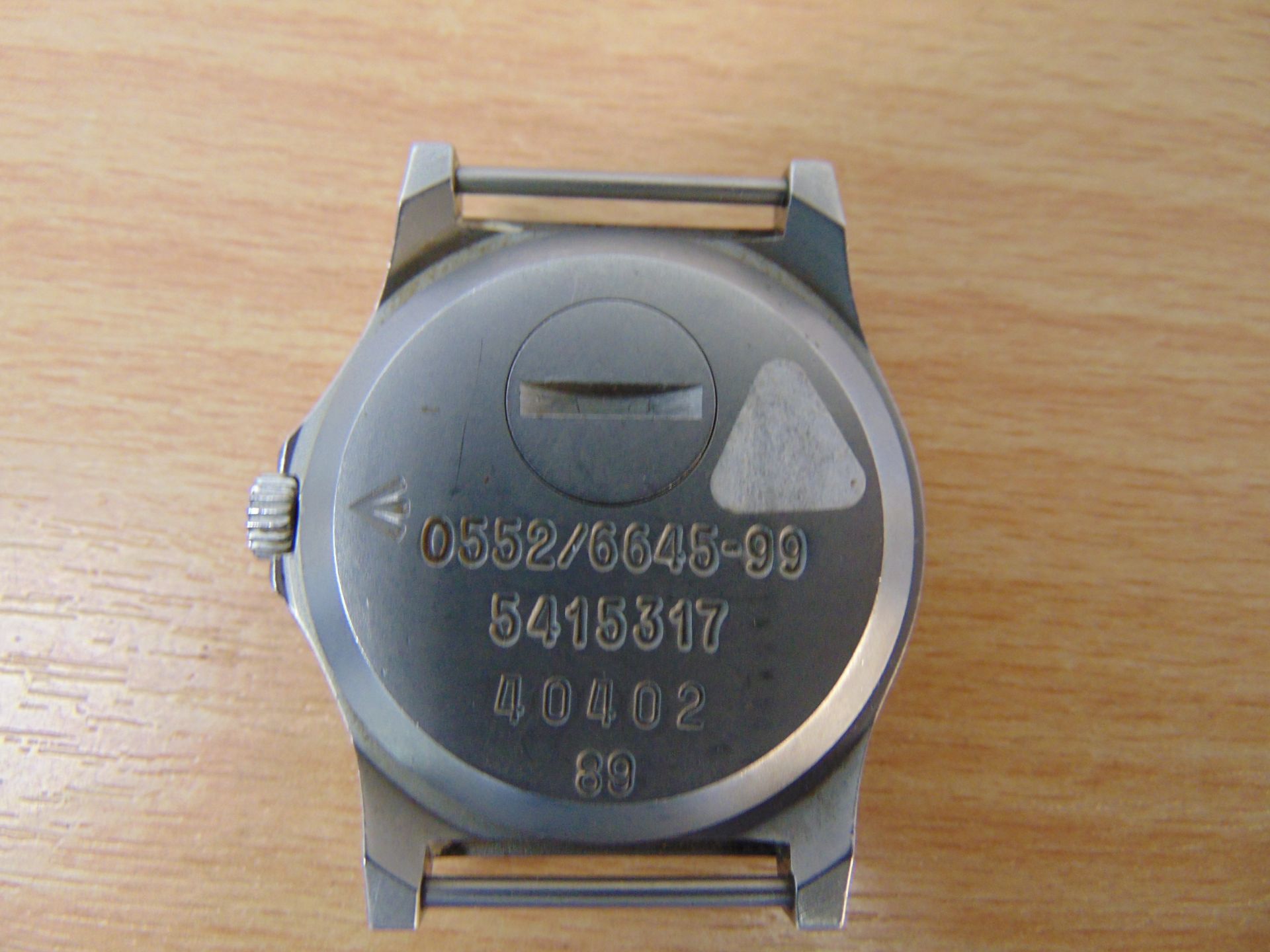 Nice 0552 CWC Navy / R Marines Issue Service Watch Nato Marks, Date 1989 GULF WAR - Image 2 of 3