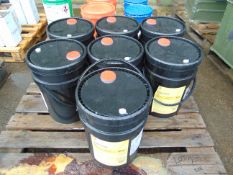 6x 20 Litre Drums of Shell Omala S2-GX100 Extreme Pressure Gear Oil & 1x 20 Litre Shell Rimula R3+30