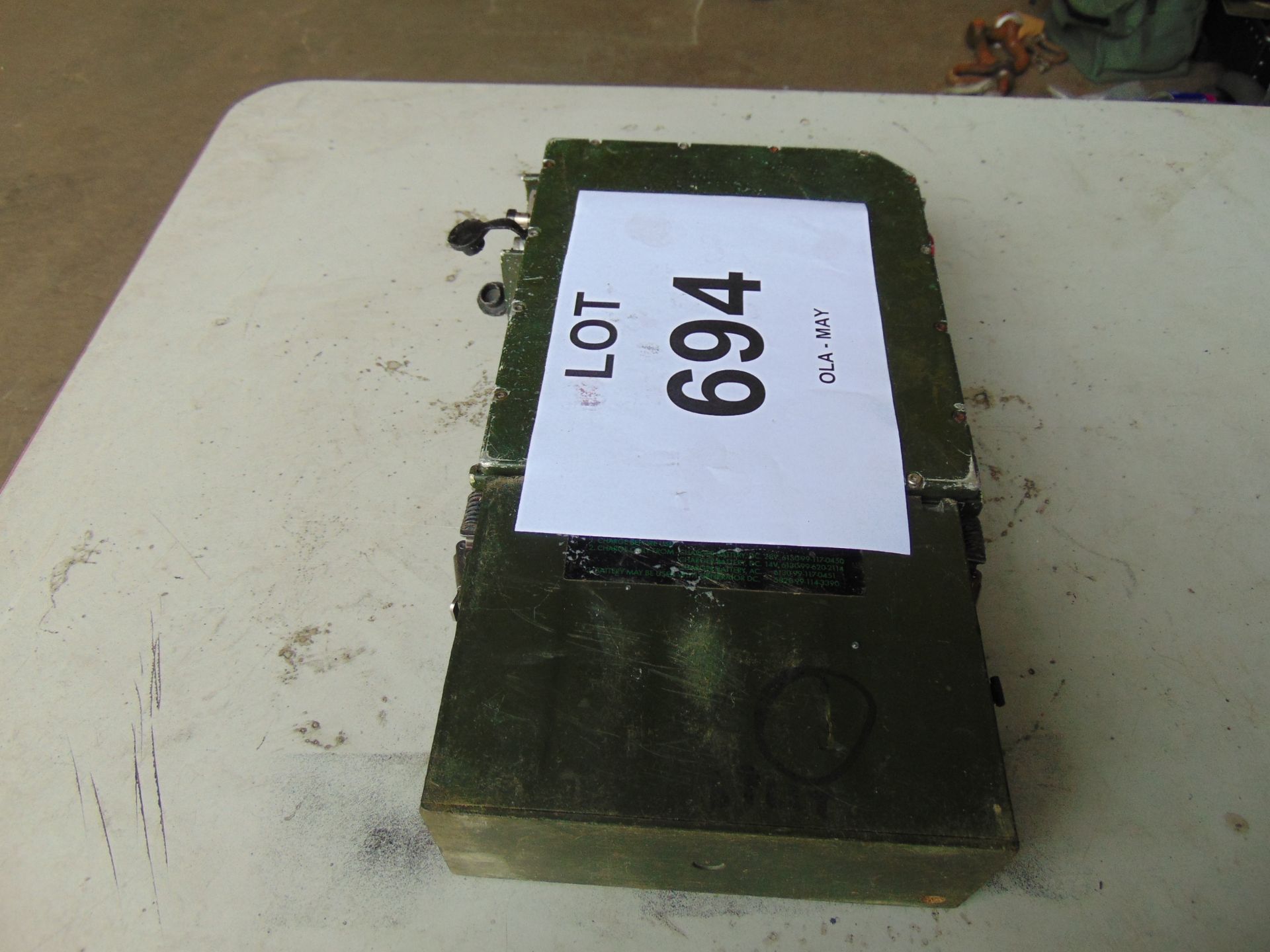 1 x Very Rare Clansman RT 344 ground / all transmitter receiver c/w battery as shown - Bild 5 aus 6