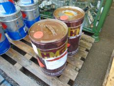 2x 25 Litre Drums of HMG Solvent Cleaner for Painting Eqpt