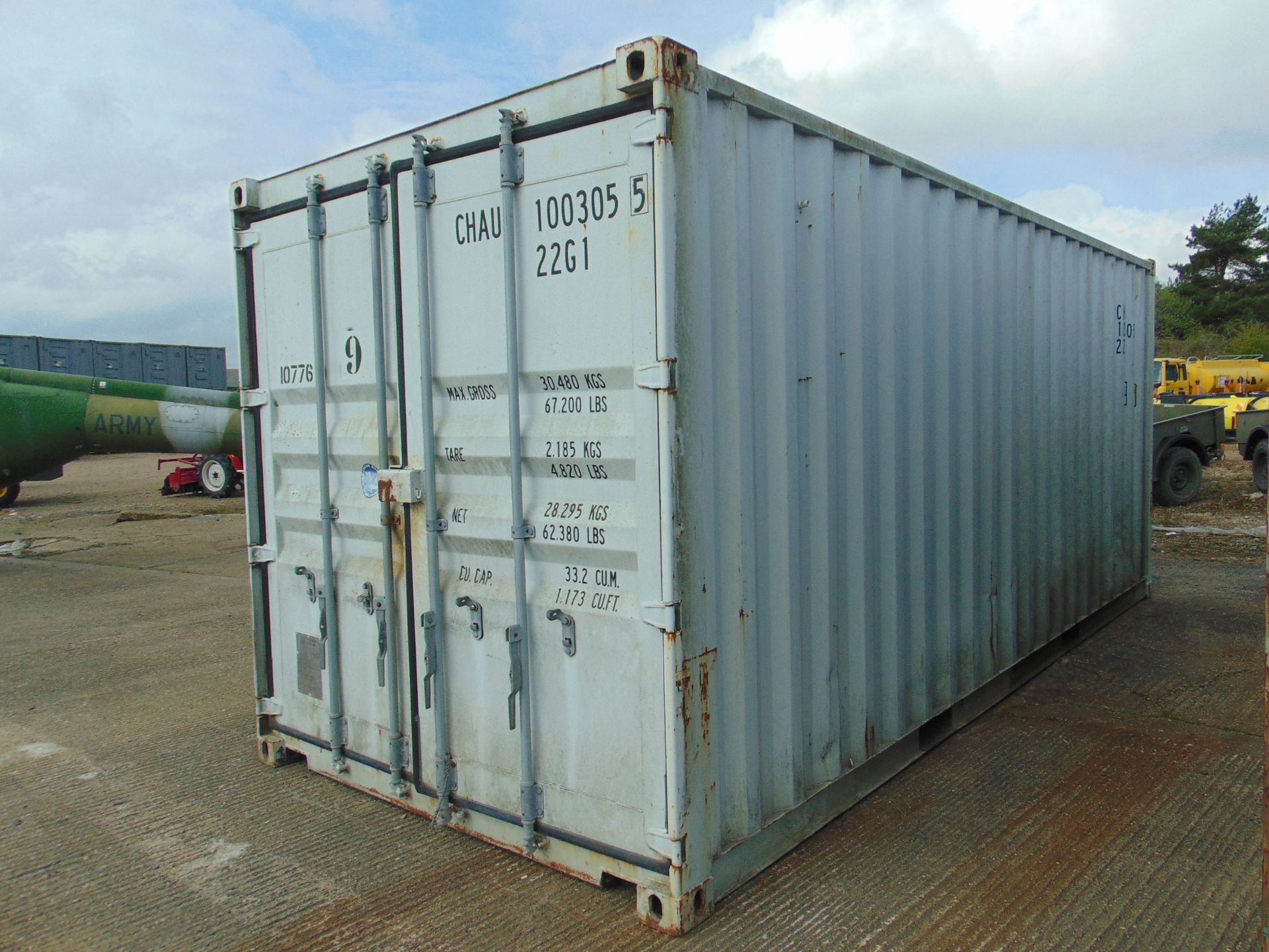 Secure Storage 20ft Shipping Container C/W Electrics, Lights, Forklift Pockets etc - Image 3 of 16