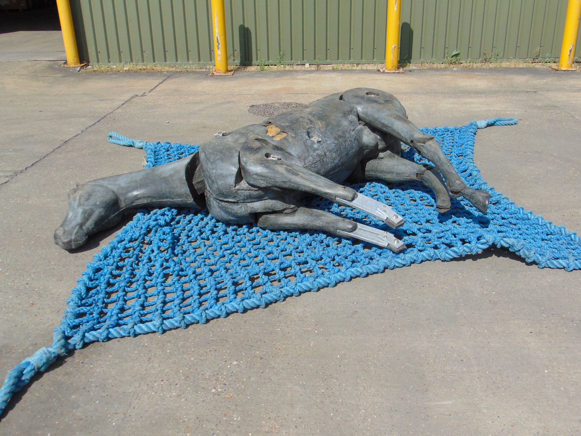 Life Size Rescue Training Horse with Rescue Sling Direct from UK Fire and Rescue