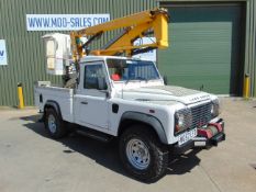 Land Rover Defender 110 High Capacity Cherry Picker from UK Utility Company 81,000 miles