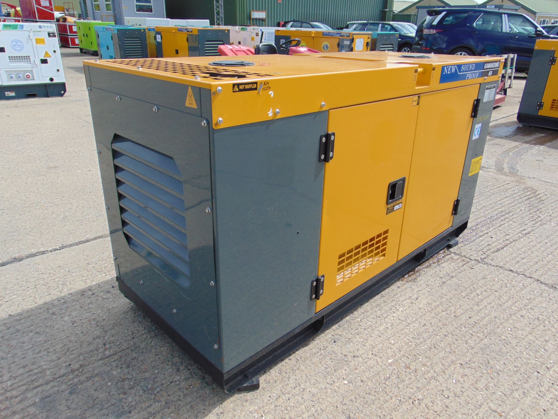 2022 UNISSUED 60 KVA 3 Phase Silent Diesel Generator Set - Image 2 of 18