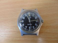 CWC W10 British Army Service Watch Nato Marks Date 1998, New Battery / Strap