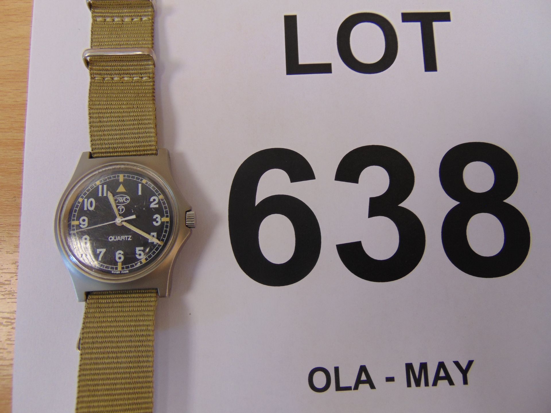 V.NICE CWC W10 British Army Service Watch Nato Marks Date 1998, New Battery / Strap - Image 4 of 4