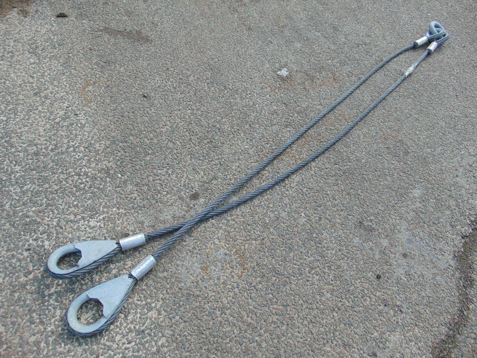 2 Leg Wire Rope Recovery Sling