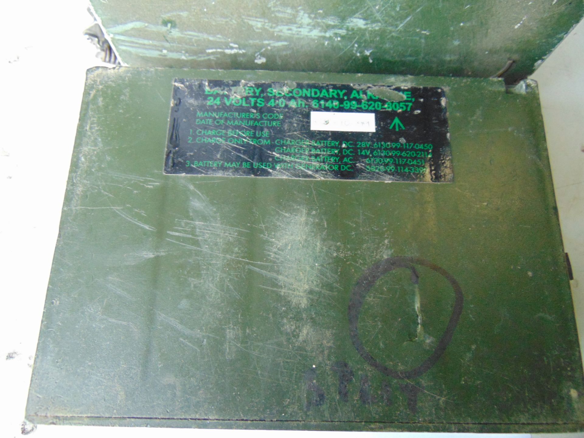 1 x Very Rare Clansman RT 344 ground / all transmitter receiver c/w battery as shown - Bild 6 aus 6