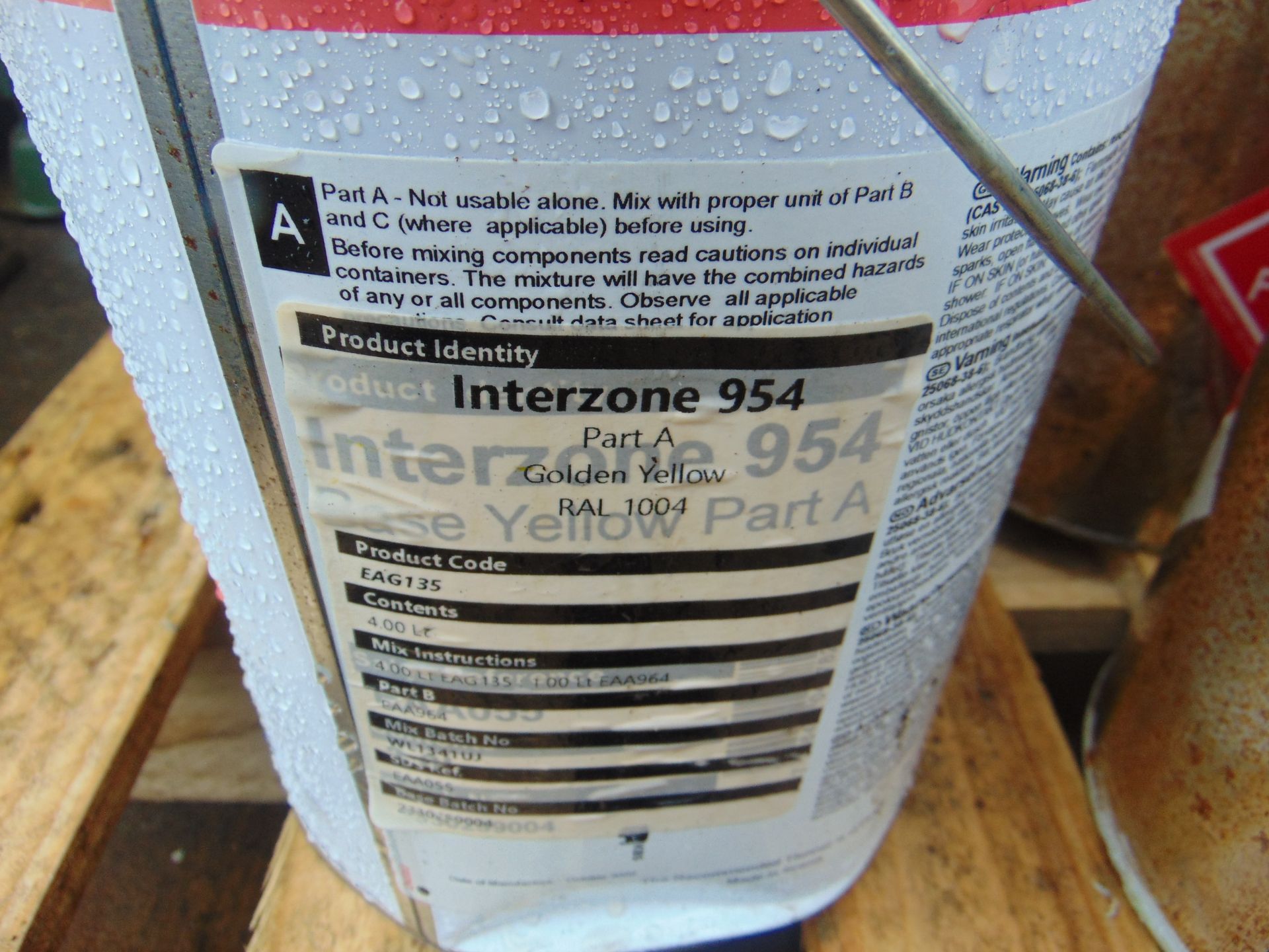3x 4.6 Litre Drums of Simco 2 Part Epoxy Polyamide Based Paint Primer Green & 1x Interzone 954 - Image 4 of 5
