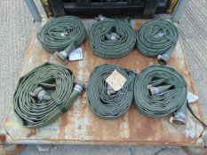 6x Unissued Angus Super Aquaduct Layflat Hoses