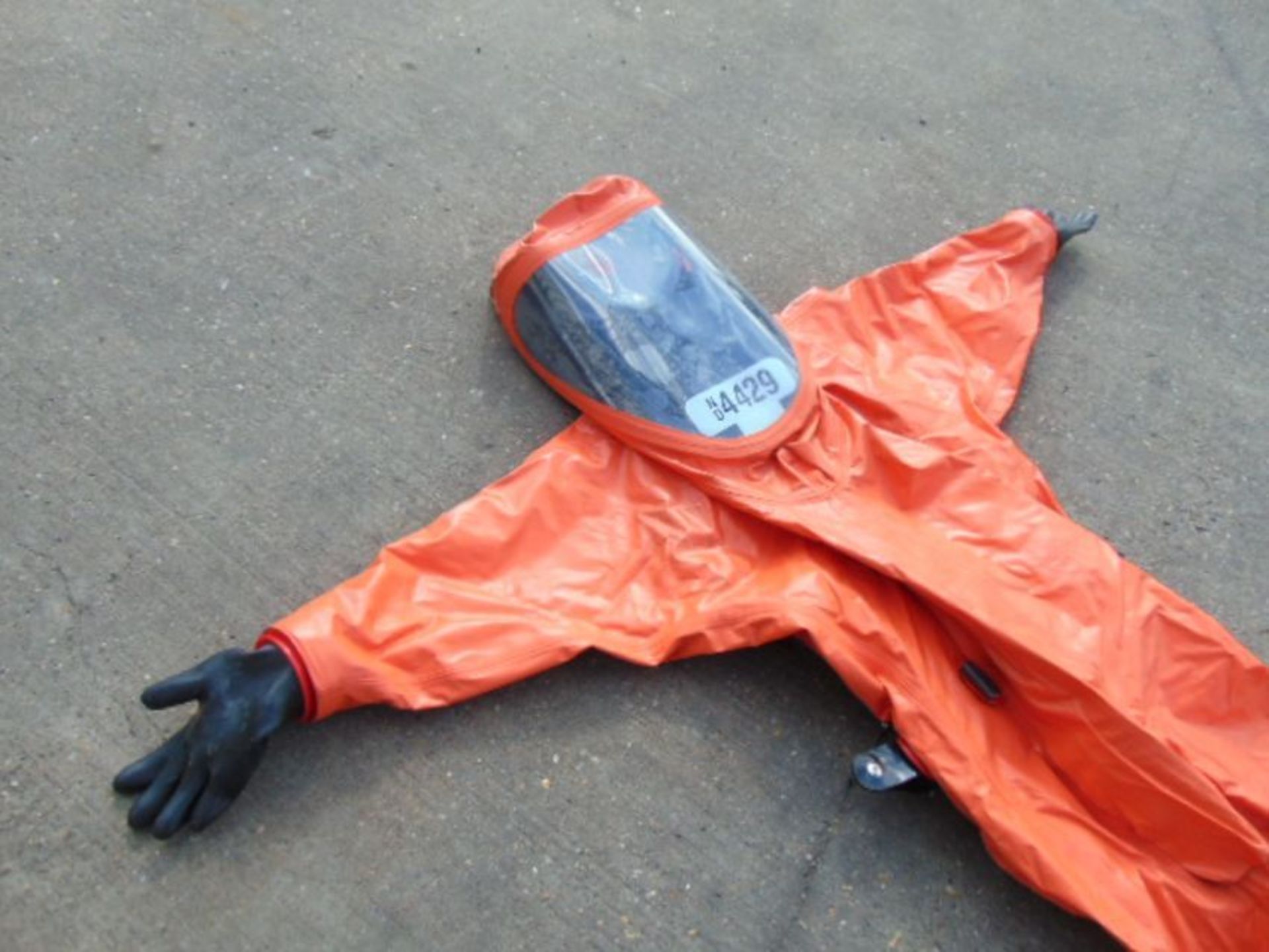 10 x Respirex Tychem TK Gas-Tight Hazmat Suits with Attached Boots and Gloves - Image 4 of 4