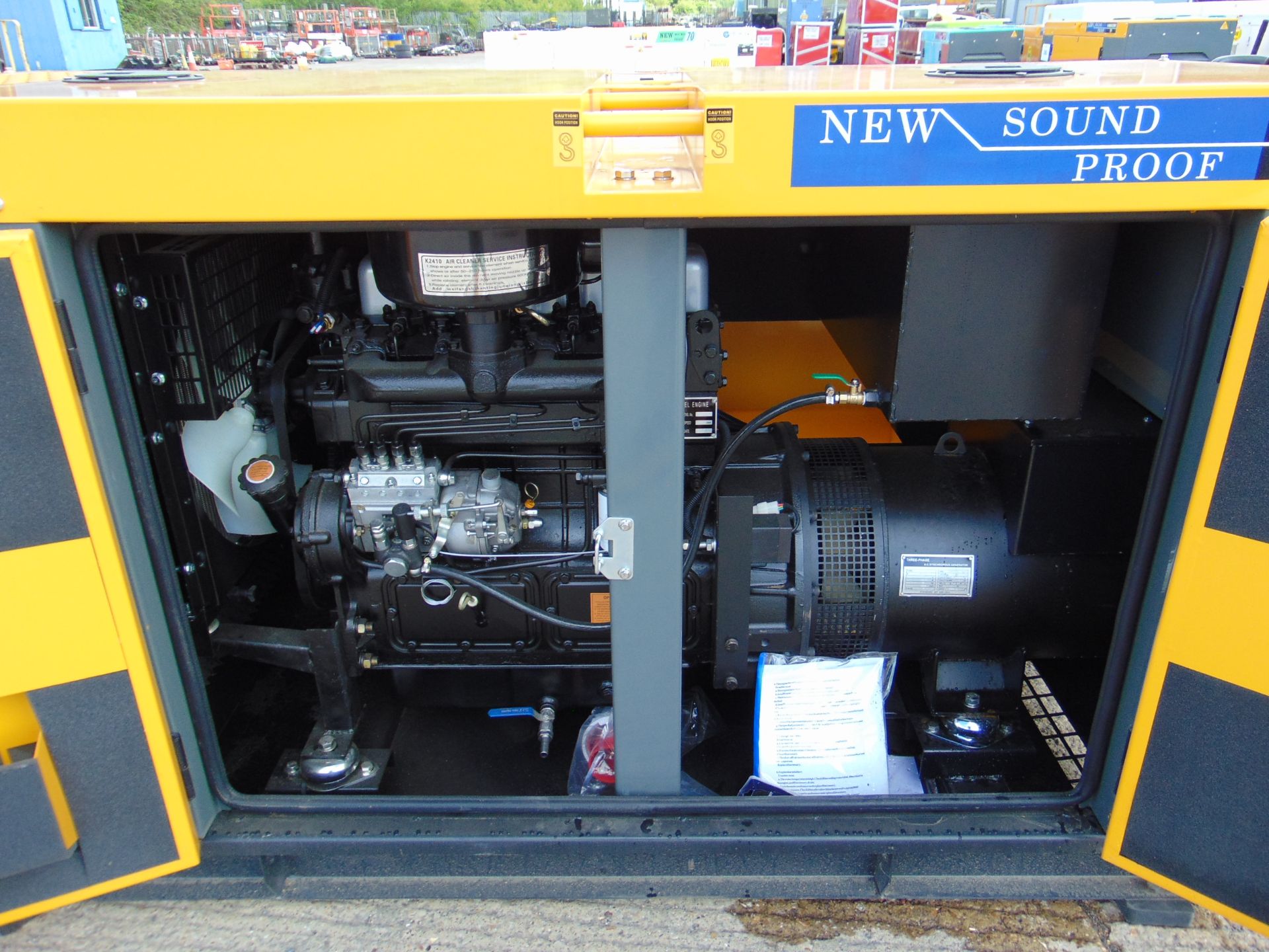 2022 UNISSUED 60 KVA 3 Phase Silent Diesel Generator Set - Image 10 of 18