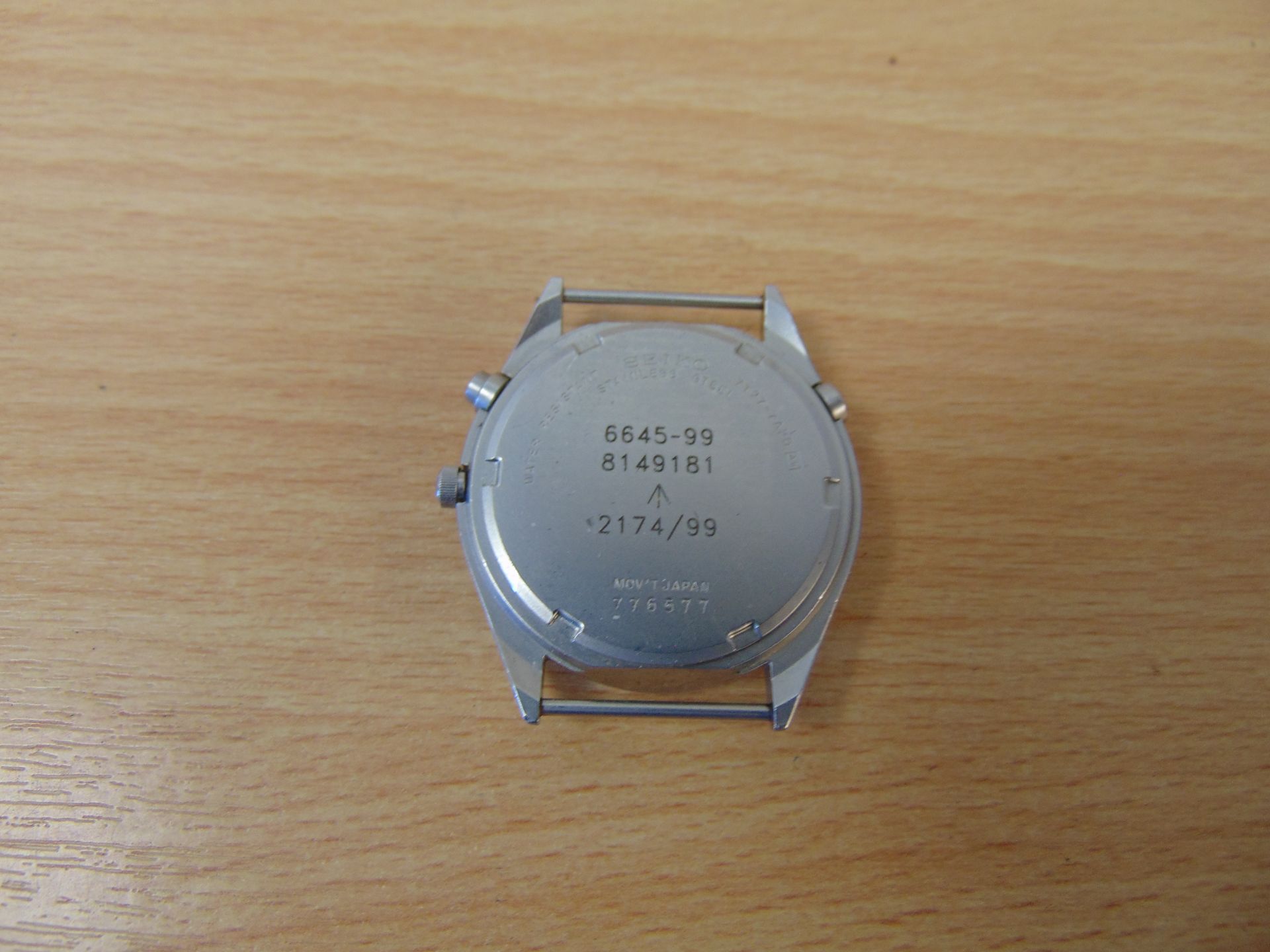 Seiko Gen 2 Pilots Chrono RAF issue Nato Marks, Date 1999 * Timer Button Missing, New Battery - Image 2 of 3