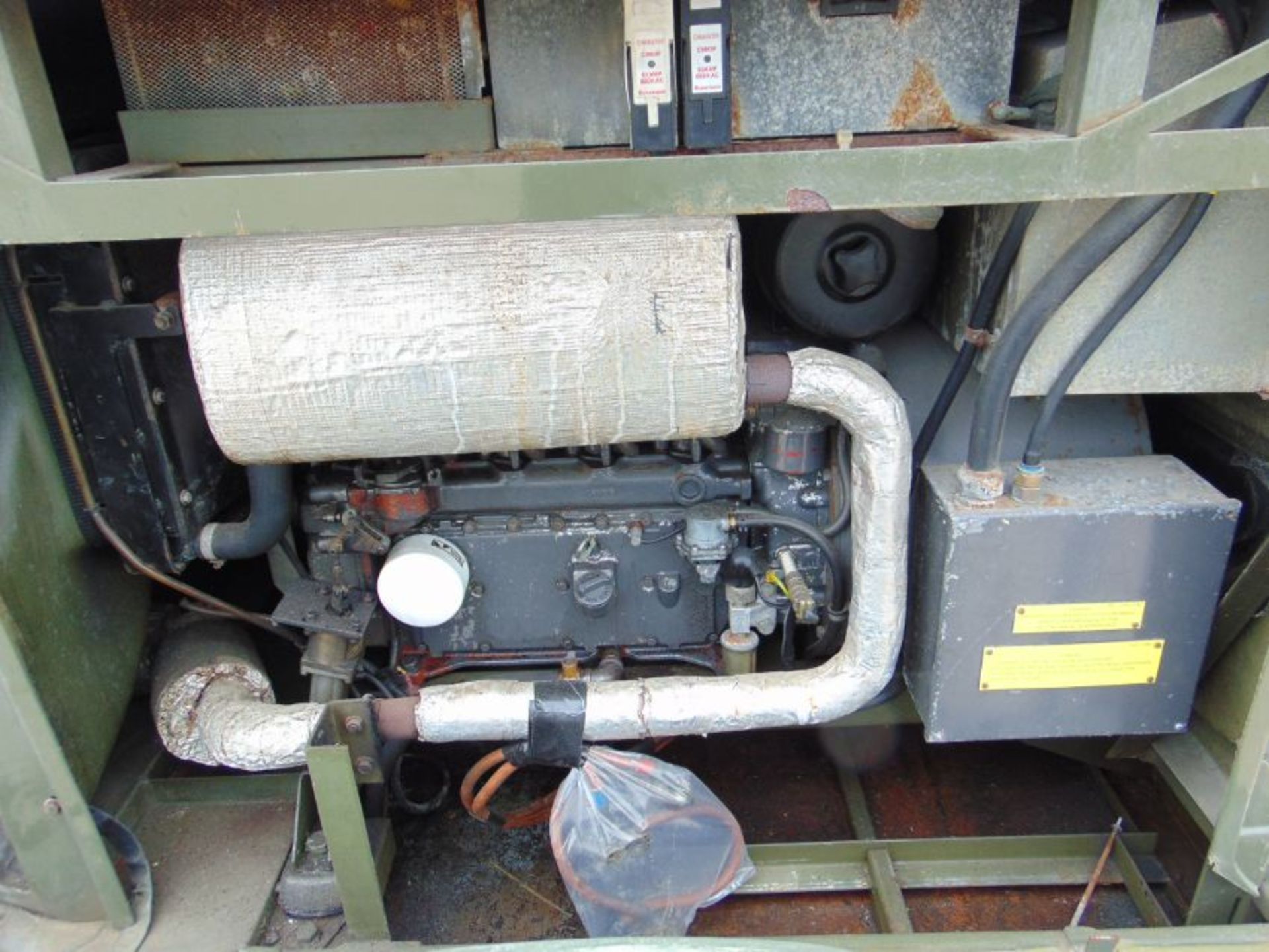 Ex Uk Royal Air Force Trailer Mounted 25 KVA Generator - Image 10 of 14