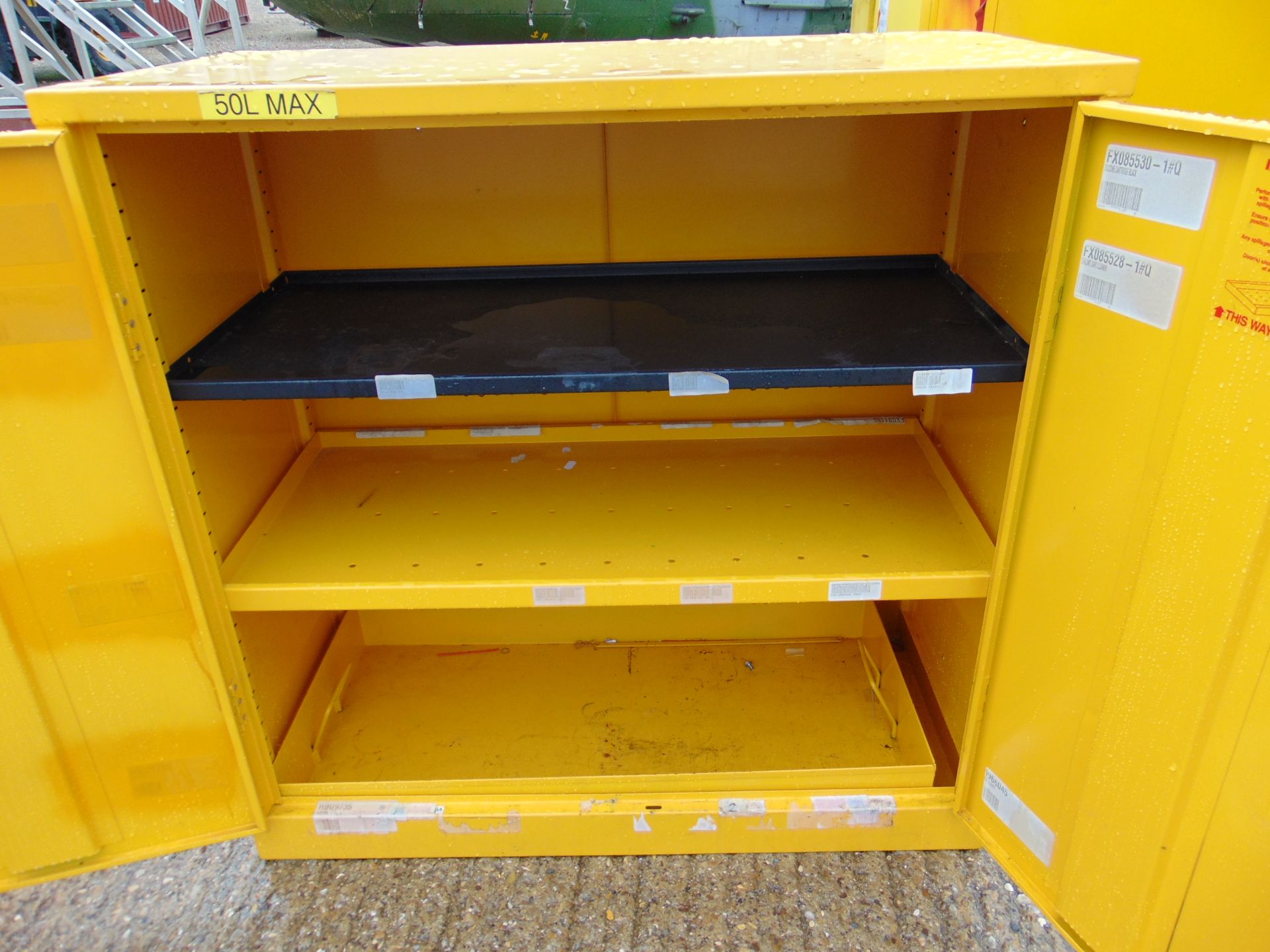 Two Door Hazardous Substance Storage Cabinet as Shown - Image 2 of 4