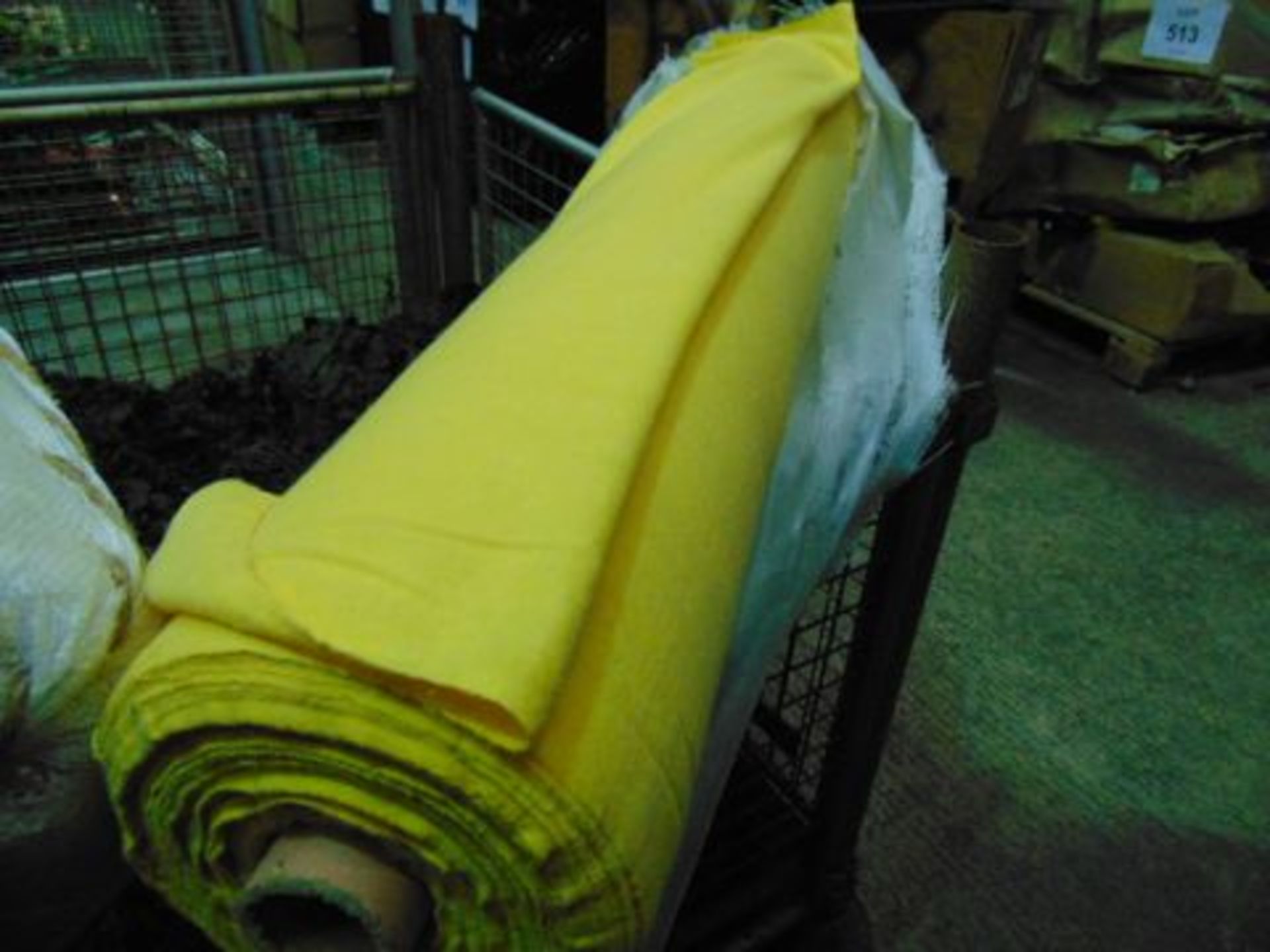 40m x 1 metre Roll of High Quality Yellow Duster New and Unissued - Image 3 of 3