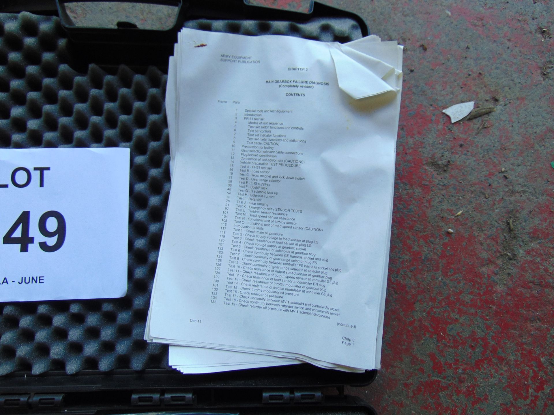 Leyland Daf Drops ZF Main Gearbox Diagnostic Tester c/w Manuals in original transit case - Image 3 of 3