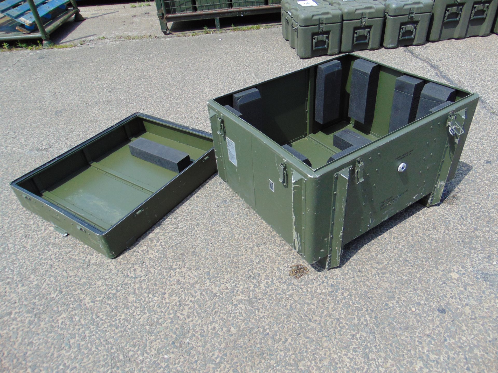 Waterproof Aluminium Heavy Duty Secure Storage Box 0.90mx0.65mx 0.85m