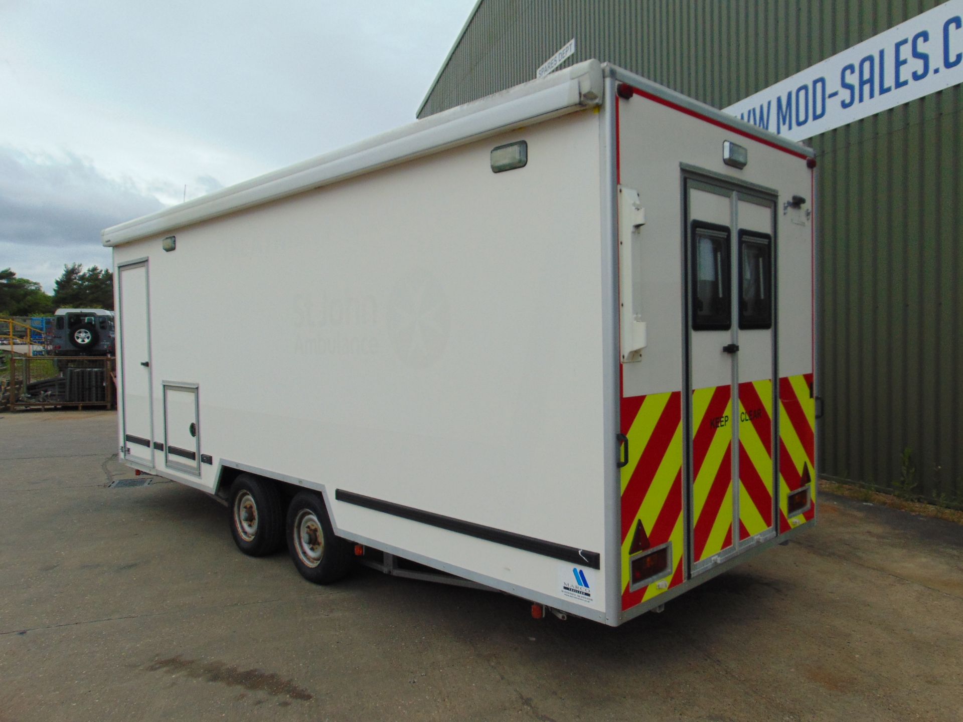 St Johns Ambulance a Marco Twin Axle Box Trailer / Welfare / Medical Treatment Unit - Image 7 of 47