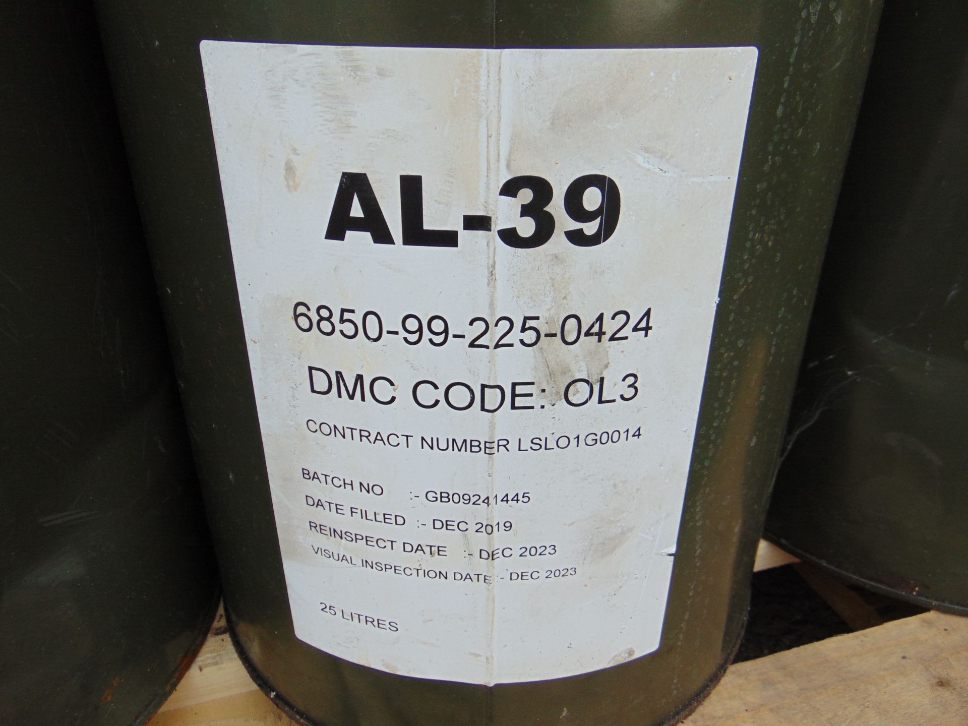 19x Unissued 25L AL-39 Inhibited Antifreeze Concentrate - Bild 3 aus 3