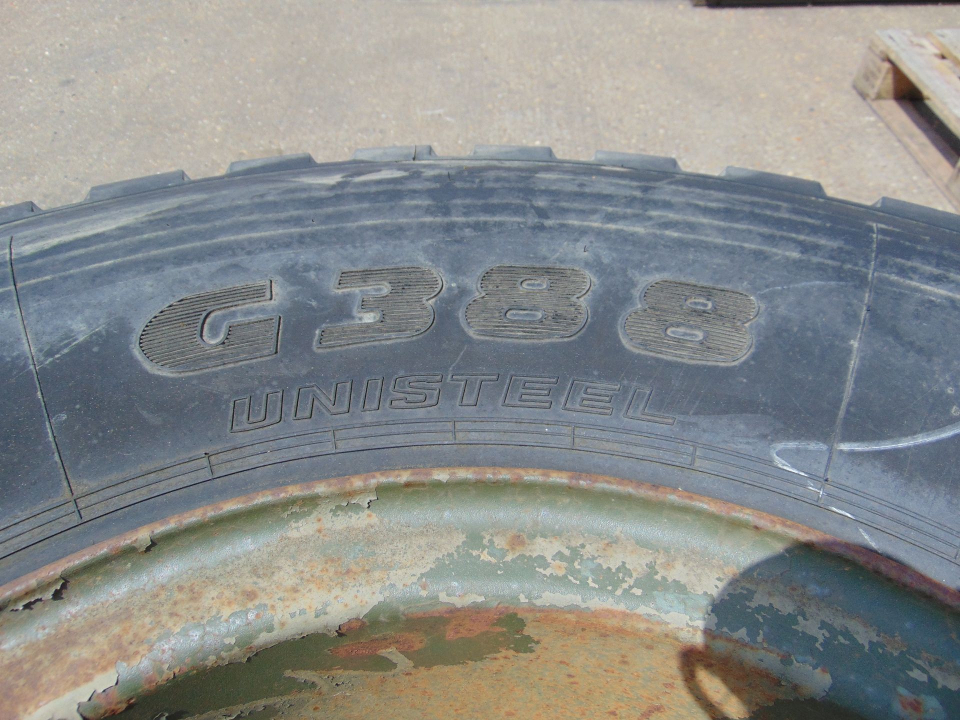 2x Goodyear G388 12.00 R20 Tyres on 8 Stud Rims - Image 6 of 7