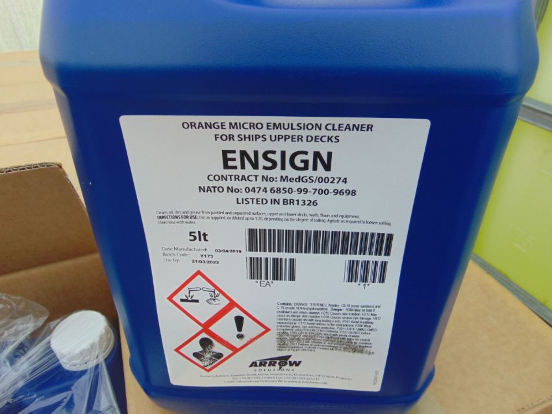 40x 5 Litre Drums of Ensign - Image 2 of 4