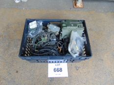 1 x Crate of Clansman headsets, antenna units, cable etc