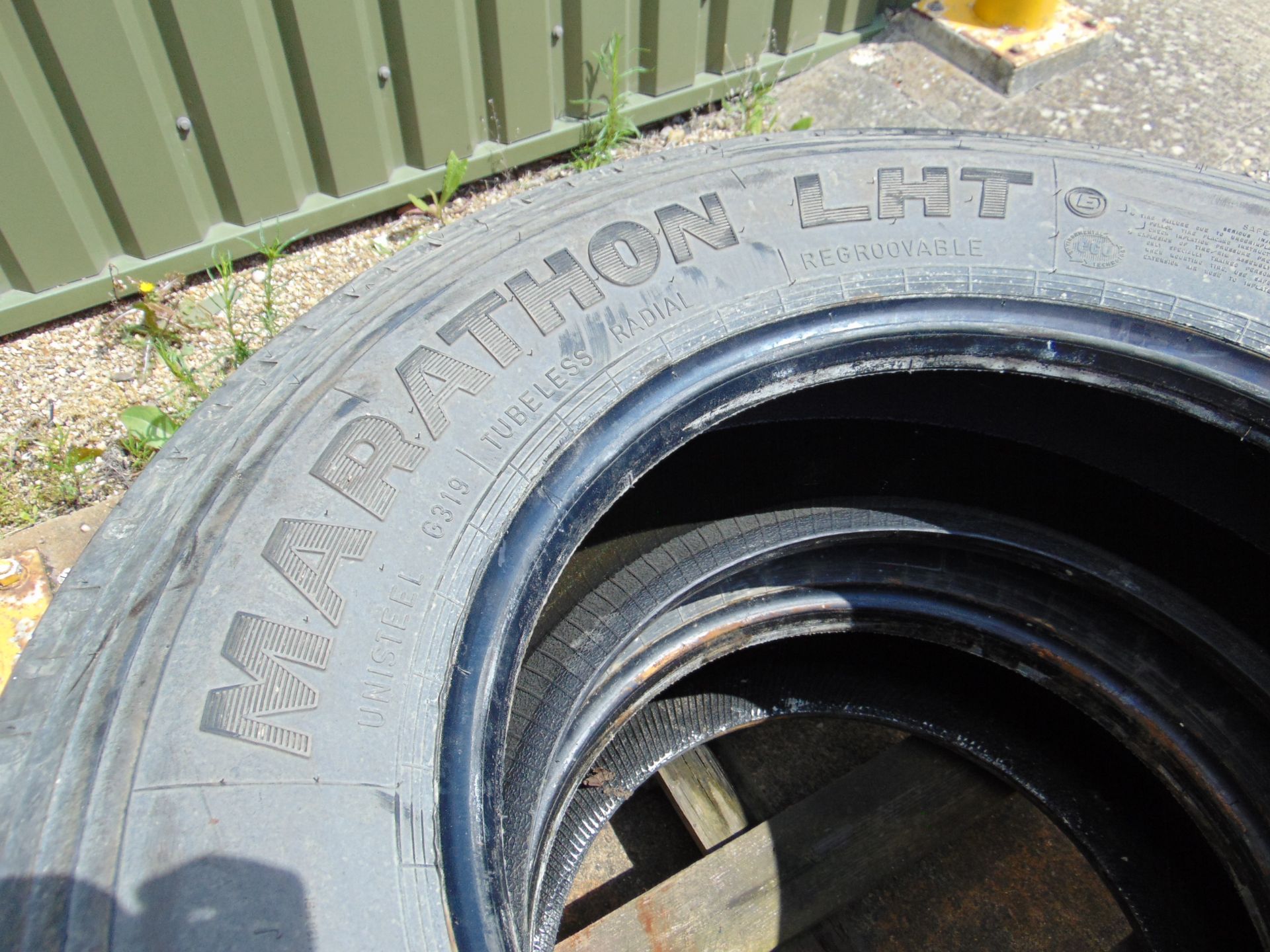 2x Goodyear Marathon LHT 285/70 R19.5 Tyres - Image 5 of 6