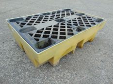 New & Unused 2 Drum Container Spill Pallet