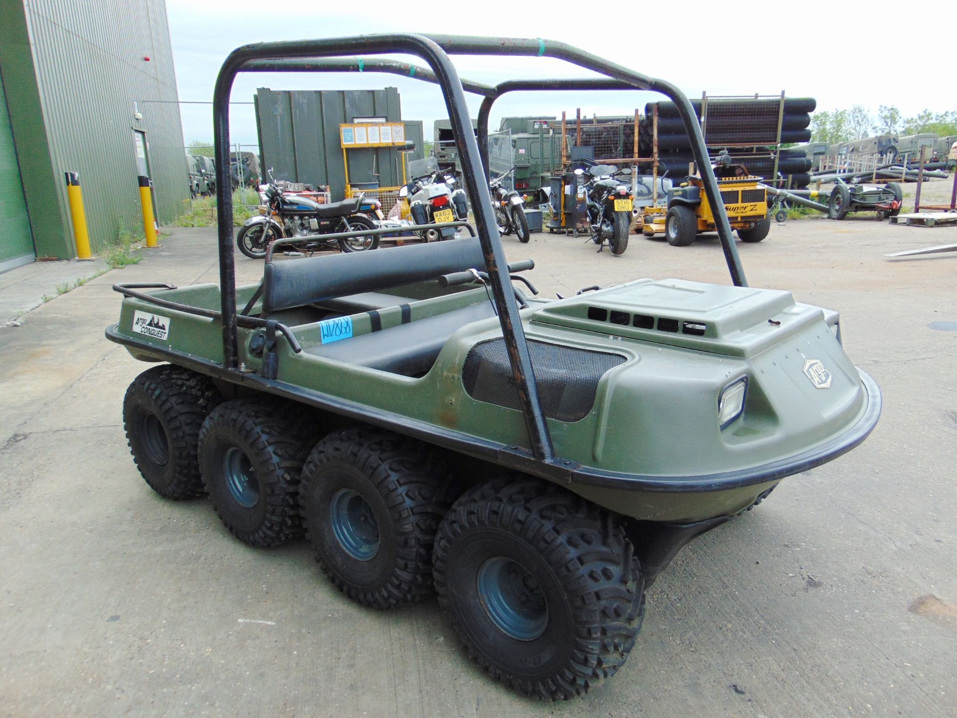 Argocat 8x8 Conquest Amphibious ATV c/w Roll Cage ONLY 541 HOURS! - Image 3 of 18