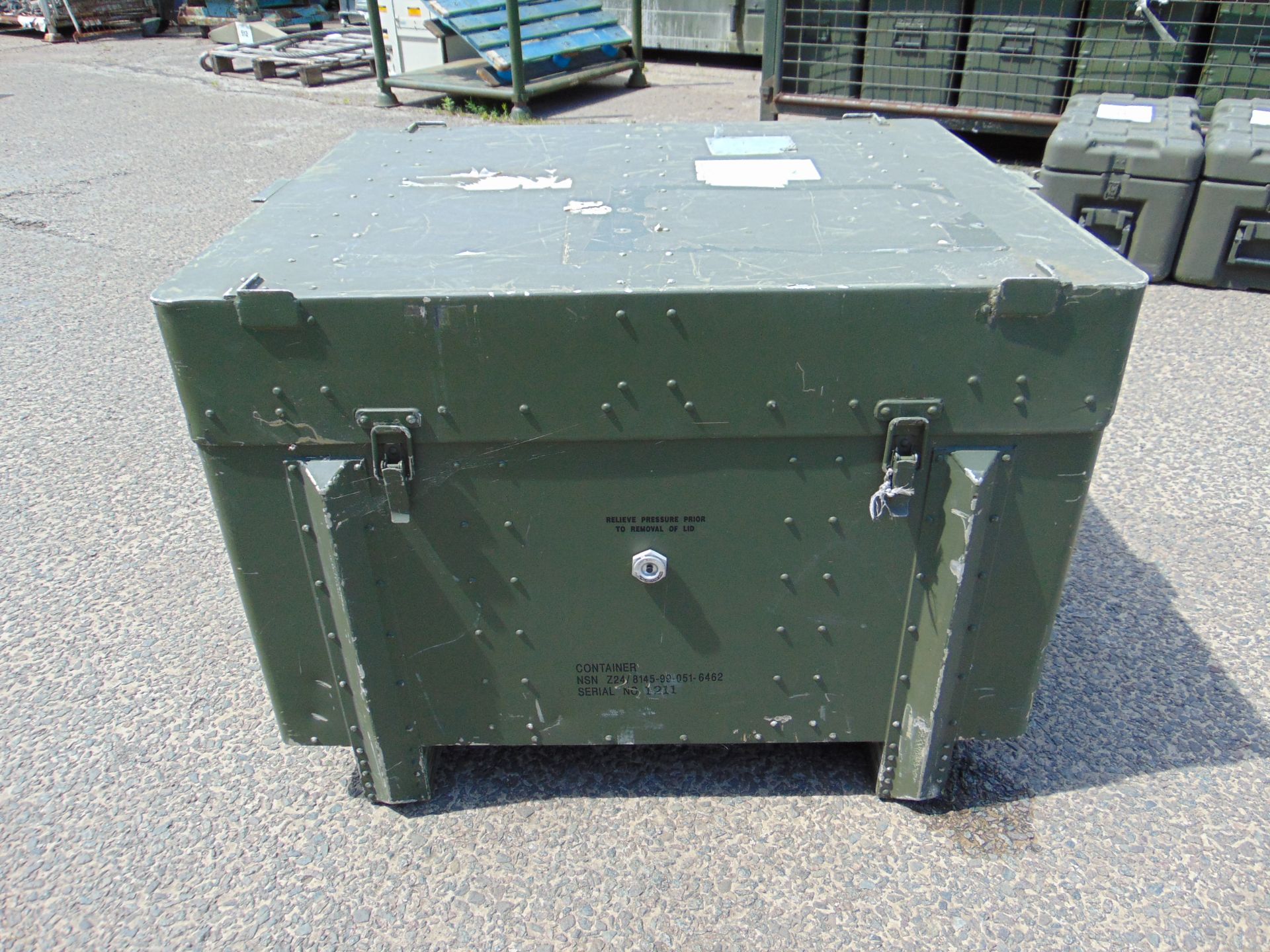 Waterproof Aluminium Heavy Duty Secure Storage Box 0.90mx0.65mx 0.85m - Image 3 of 9