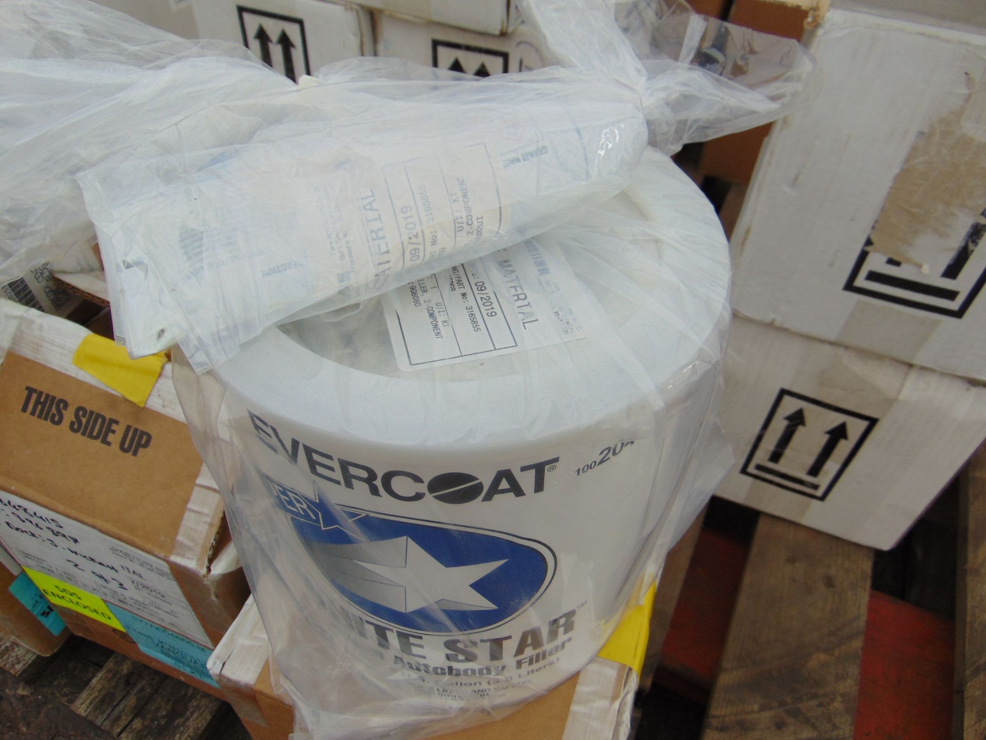 3x Unissued 3L Drums of Evercoat White Star Premium Autobody Filler Kits - Image 2 of 3