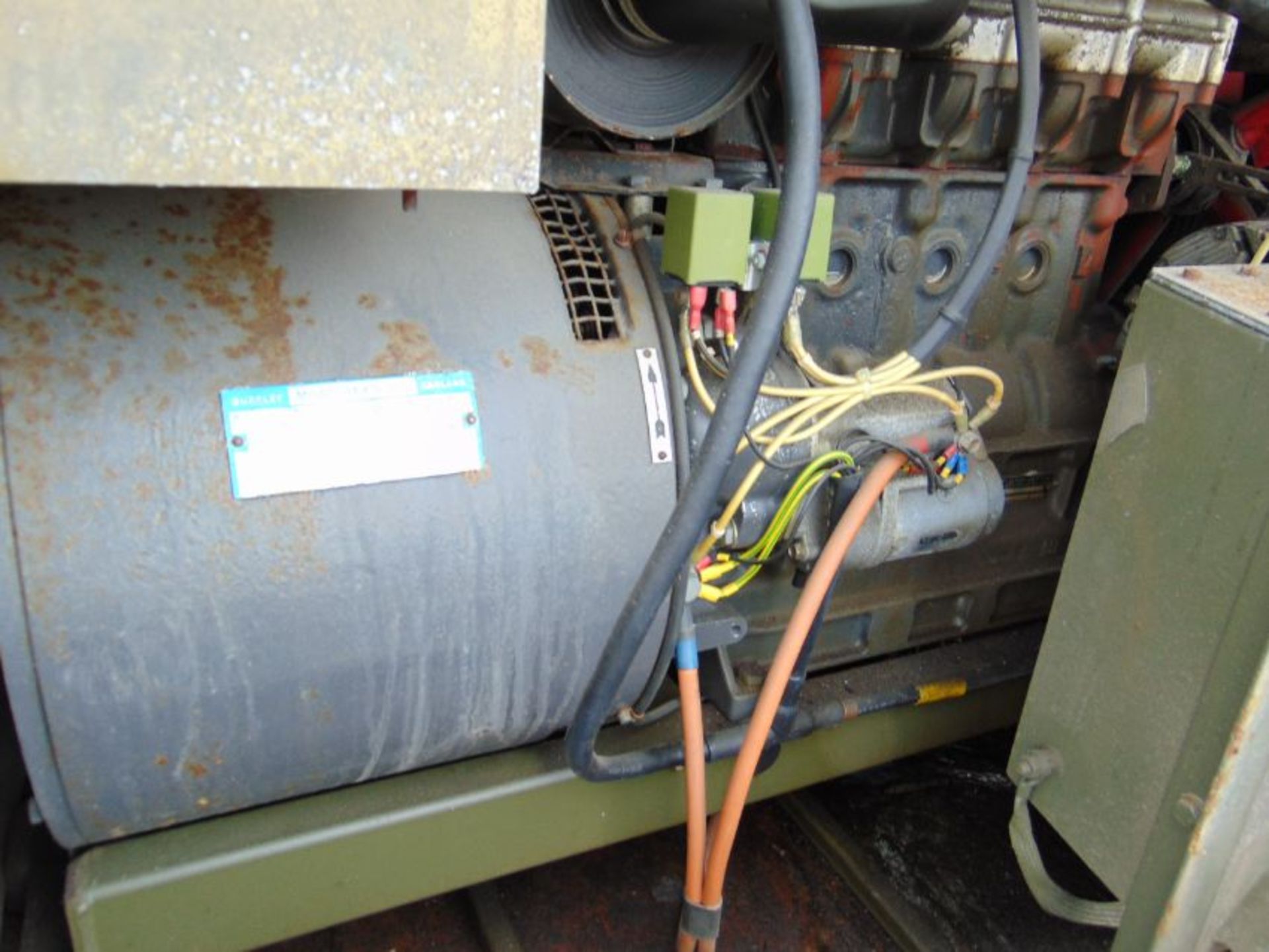 Ex Uk Royal Air Force Trailer Mounted 25 KVA Generator - Image 12 of 14