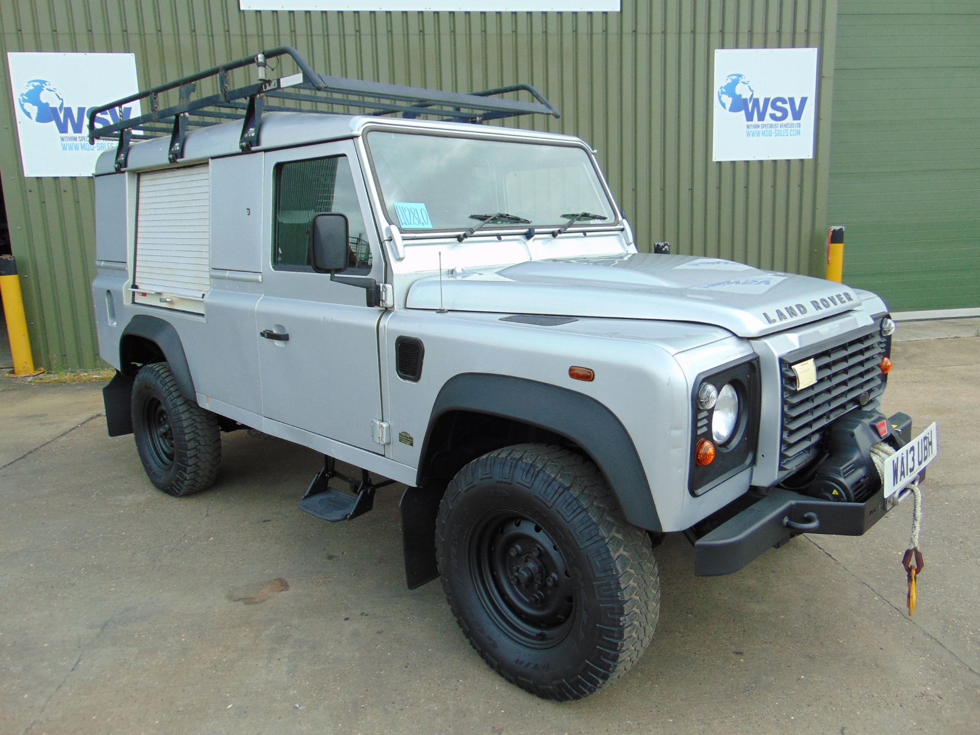 1 Owner 2013 Land Rover Defender 110 Puma hardtop 4x4 Utility vehicle (mobile workshop)