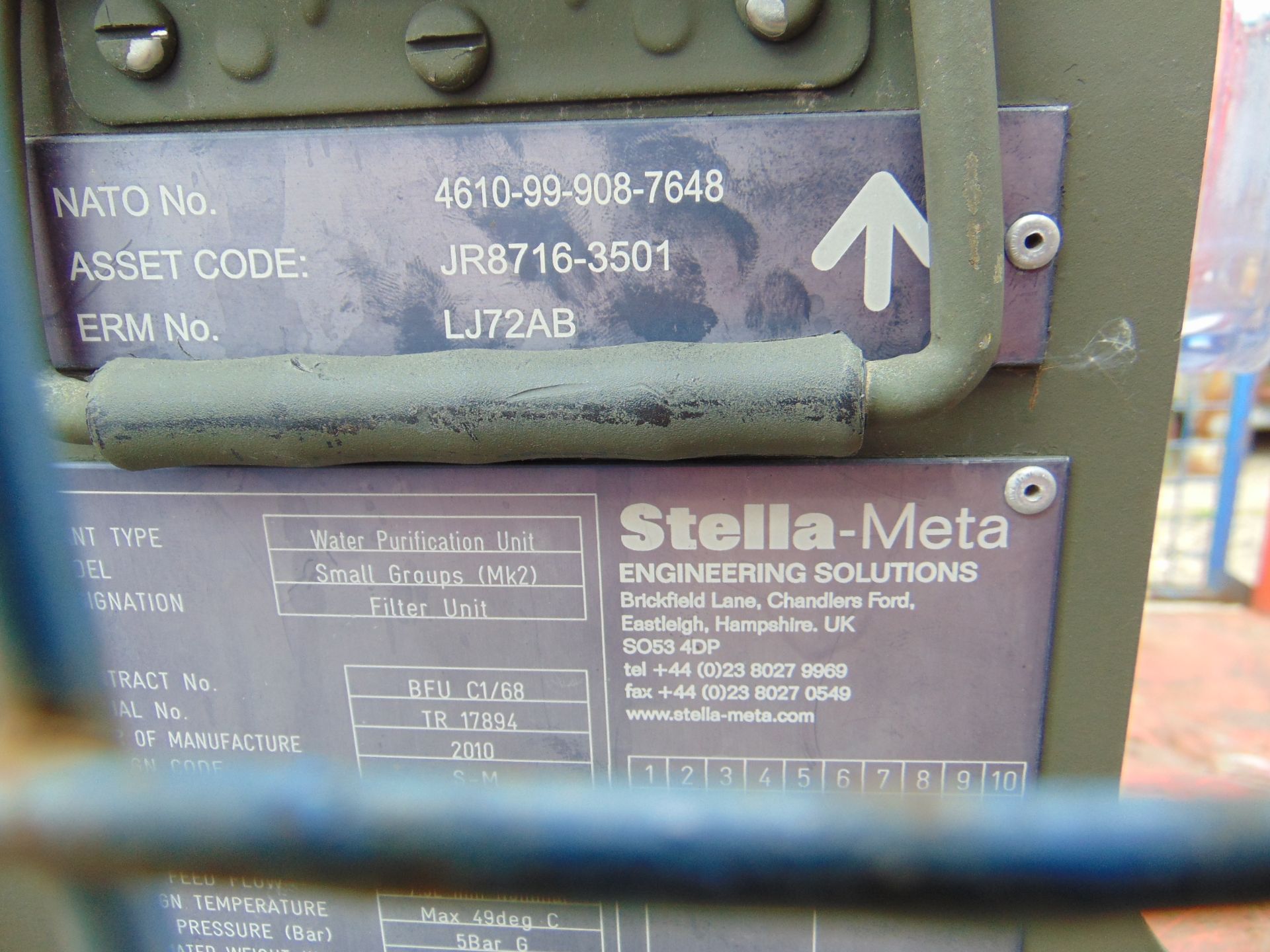 Stella-Meta Water Purification Unit c/w Filters, Pump etc - Image 8 of 10