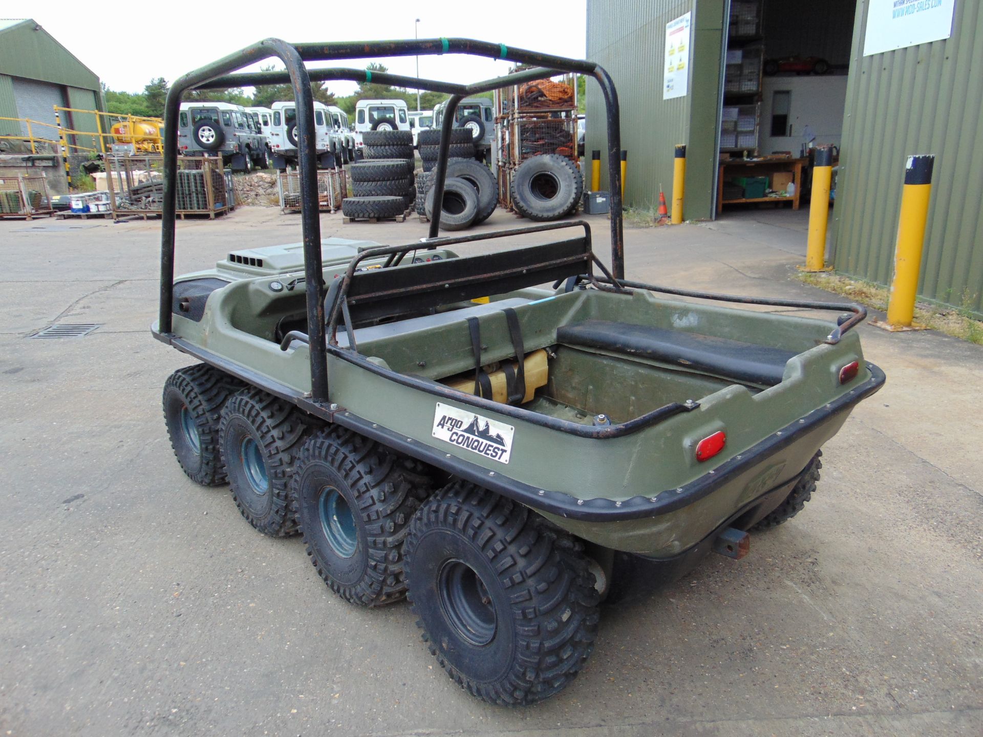 Argocat 8x8 Conquest Amphibious ATV c/w Roll Cage ONLY 541 HOURS! - Image 6 of 18