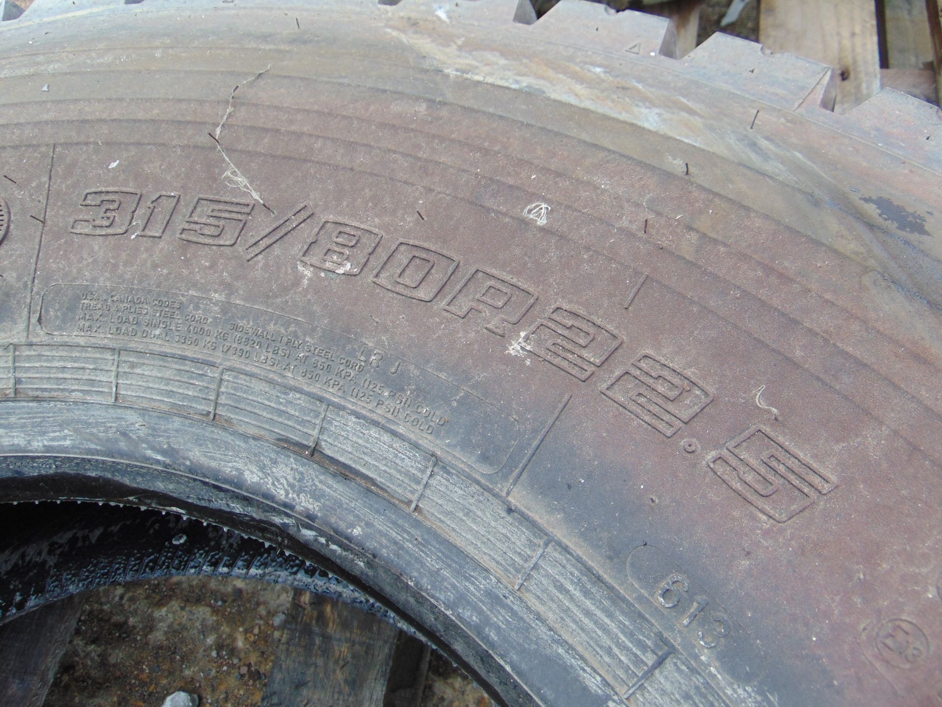 1x Goodyear Ultragrip WTD 315/80 R22.5 Tyre - Image 6 of 6