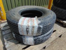 2x Michelin XZA 8.25 R16 Tyres