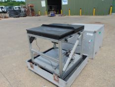 Steel Engineers Surface Plate on Aluminium bench in Large Transit Case 104 x 104 x 80 cms