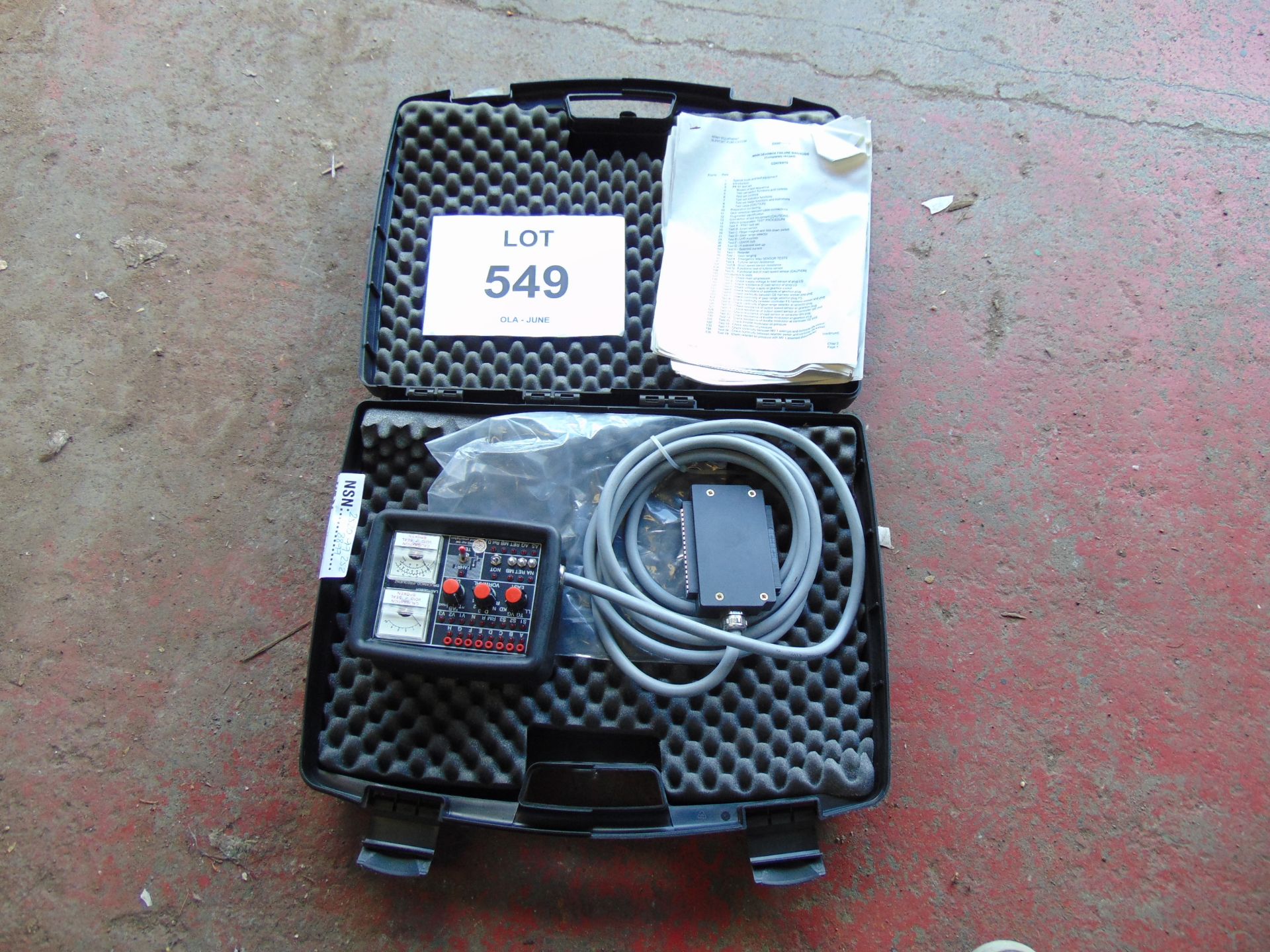 Leyland Daf Drops ZF Main Gearbox Diagnostic Tester c/w Manuals in original transit case