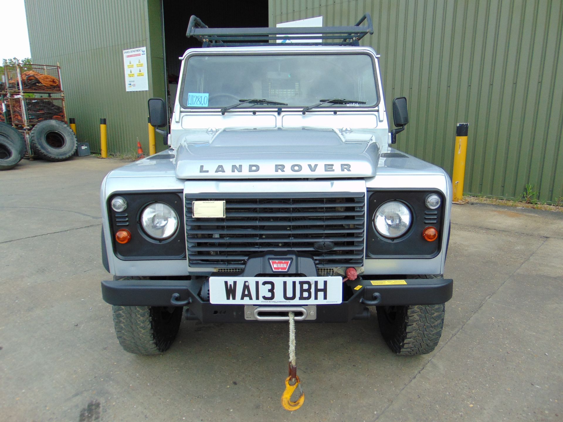 1 Owner 2013 Land Rover Defender 110 Puma hardtop 4x4 Utility vehicle (mobile workshop) - Image 2 of 32